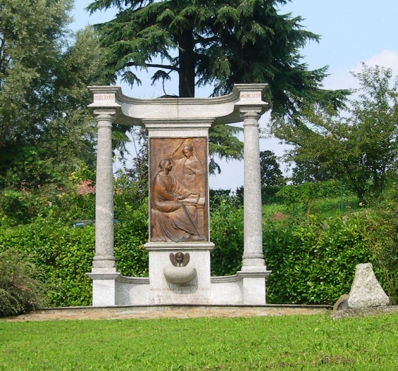 St. Augustine's MOnument in the Park of st. Augustine in Cassago