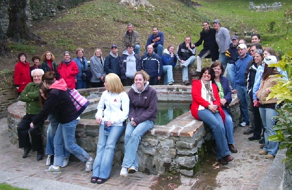 Augustinian pilgrims in Cassago (2006)