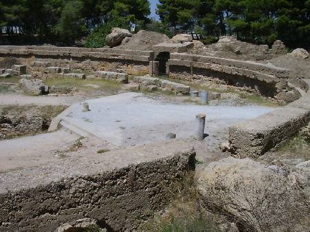 Struttura ellittica dell'anfiteatro di Cartagine