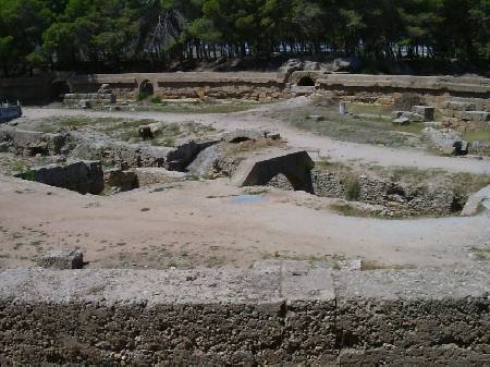 Strutture sotterranee della cavea dell'anfiteatro di Cartagine