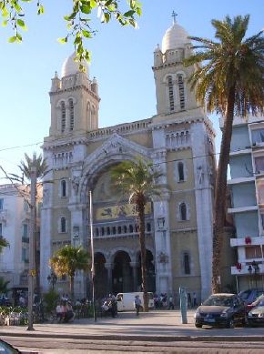 La cattedrale di S. Vincenzo de' Paoli a Tunisi