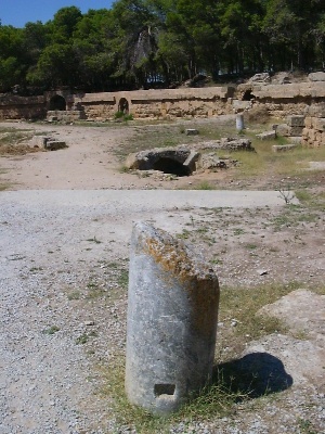 Zona centrale dell'anfiteatro