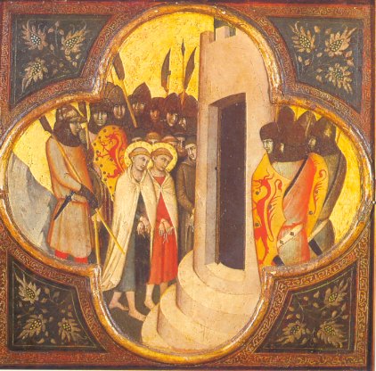 Mariano e Giacomo condotti in carcere di Guido Palmerucci (1350 ca.), Nancy, Museo delle Belle Arti