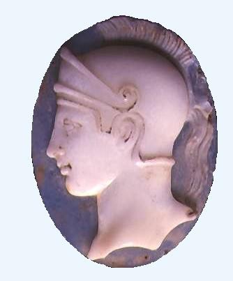 Cammeo di et romana della dea Atena (Museo del Bardo)
