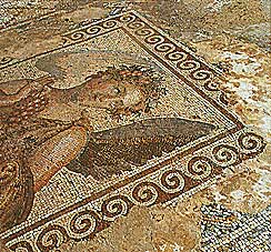 Mosaico delle stagioni nel tempio di Eshmoun