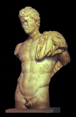 Statua di Mercurio dal teatro di Cartagine (Museo del Bardo)