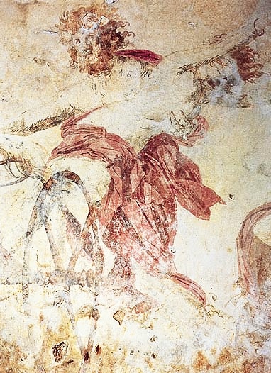 Il ratto di Persefone: affresco dell'artista greco Filosseno di Eretria conservato a Salonicco