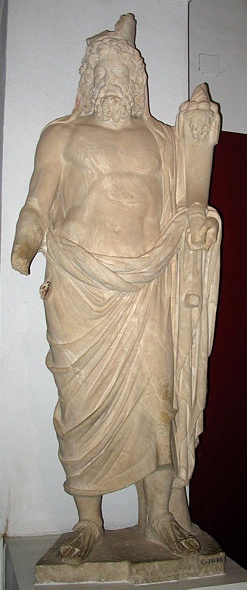 Statua del dio Saturno al Museo del Bardo