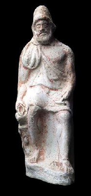 Statuetta del dio Vulcano proveniente da Hadrumetum (ora al Museo del Bardo)