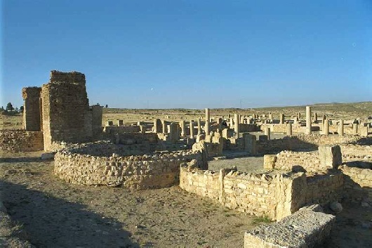 La struttura della Basilica cristiana di Ammaedara