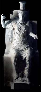 Statuetta di Demetra da Curubis del I secolo a. C. oggi al Museo del Bardo