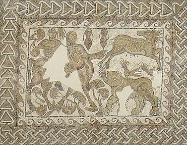 Il mosaico di Achille e Chirone