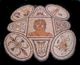 Mosaico con il dio Ercole