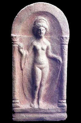 Statuetta in terracotta che rappresenta la dea Venere