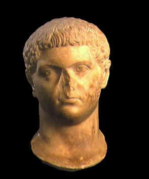 Ritratto di Caracalla figlio e successore di Settimio Severo (211-217 d. C.)