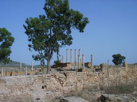 Il tempio di Mercurio davanti al Foro con i quartieri delle case