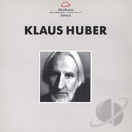 La copertina del CD musicale con incisa l'opera di Klaus Huber dal titolo Soliloquia Sancti Aurelii Augustini