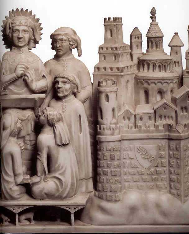 Agostino insegna a Roma: episodio narrato nell'Arca di Pavia