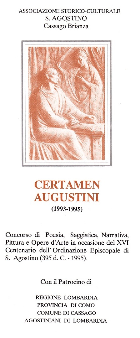 Indizione del Concorso Certanmen Augustini