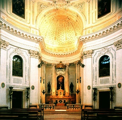  Interno della chiesa di sant'Agostino a Treviso 