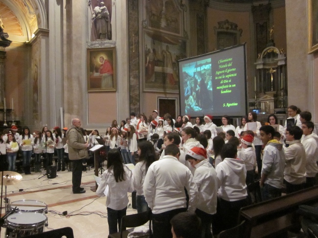 Il Coro Adeodato si sta preparando al Concerto di Natale nella chiesa parrocchiale
