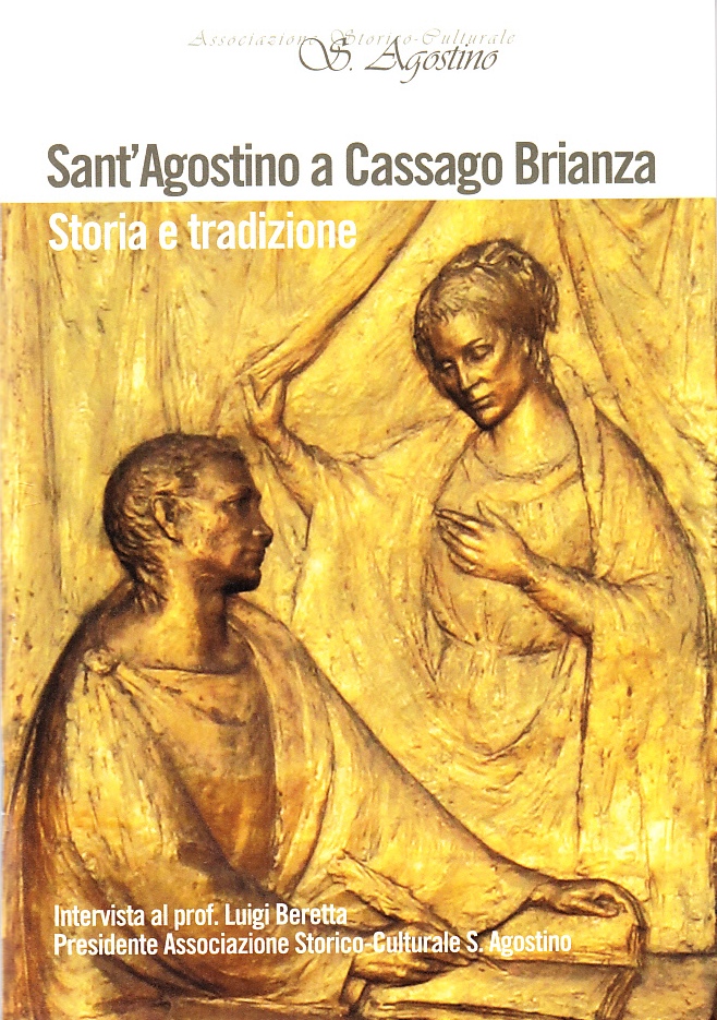 Frontespizio dell'opuscolo con l'intervista al prof. Luigi Beretta (particolare della Pala del Maestro Enrico Manfrini a Cassago)