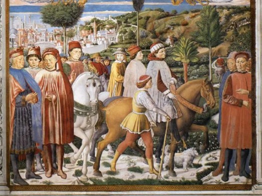 Agostino in viaggio verso Milano