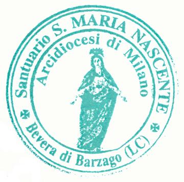 Il timbro del Santuario di Santa Maria Nascente