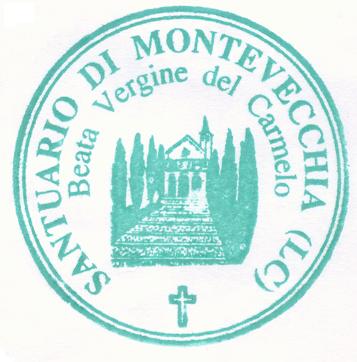 Il timbro apposto al Santuario della Beata Vergine del Carmelo a Montevecchia