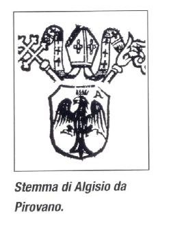 Stemma di Algisio da Pirovano vescovo di Milano