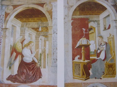 Annunciazione (1486) di Pietro da Cemmo a Bagolino