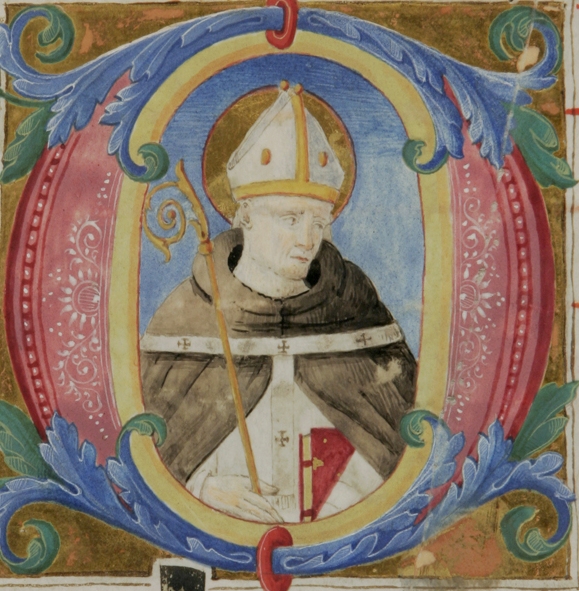 Il vescovo di Firenze Antonino in una miniatura fiorentina quattrocentesca