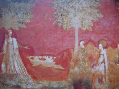 1450: il gioco della palla in affresco di palazzo Borromeo