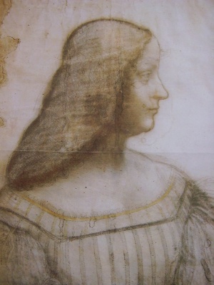 Isabella d'Este in un disegno di Leonardo