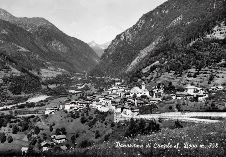 Panorama di Canale San Bovo in Trentino