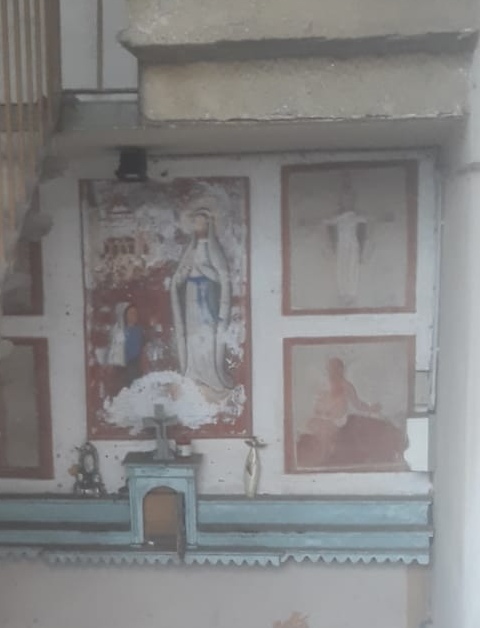 Santa Liberata in un affresco conservato alla Cascina Marianna a Biassono