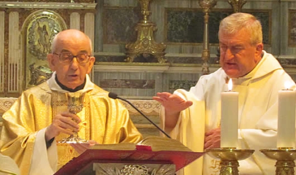 Anniversario di sacerdozio: celebrazione a Cassago nella Settimana agostiniana del 2013
