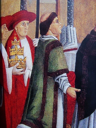 Gregorio Magno (pala d'altare a S. Orso, Aosta)