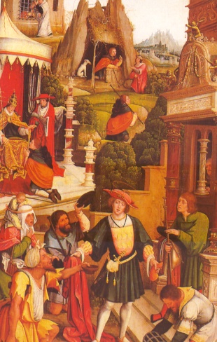  Scene della vita di san Rocco di Van Orly (1491-1542) allo Stedelijke Musea di Bruges 