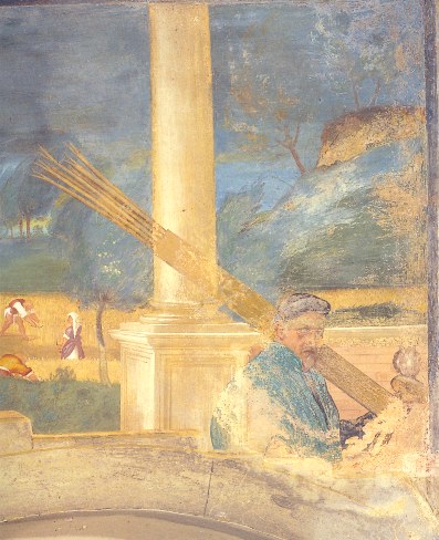 Ritratto di Lorenzo Lotto nell'episodio miracoloso della tempesta allontanata