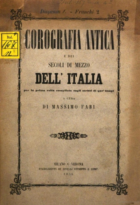 La copertina del libro di Massimo Fabi