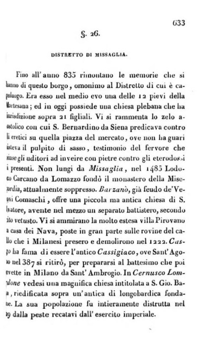 Il testo del libro di Attilio Zuccagni a pag. 126