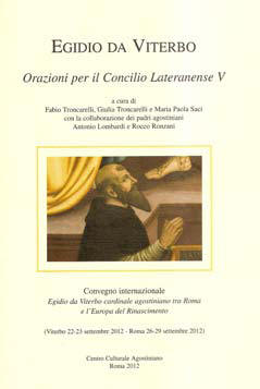Immagine del libro Orazioni per il Concilio Lateranense V