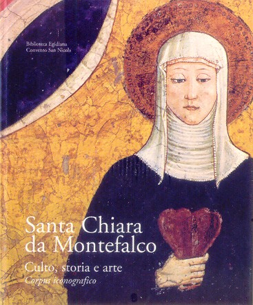 La copertina del libro su Santa Chiara da Montefalco