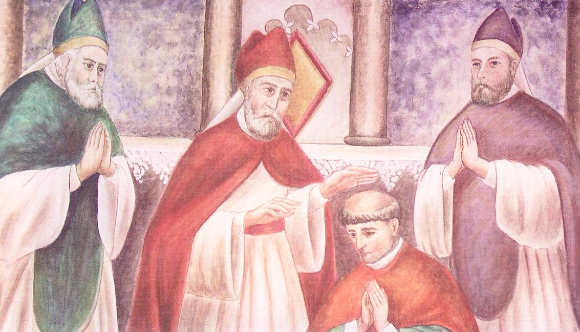 Agostino consacrato vescovo