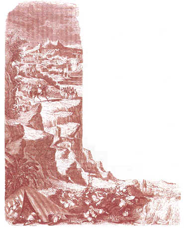 L'assedio di Ippona da parte dei Vandali di Genserico, nella pubblicazione francese di in una Vita di sant'Agostino