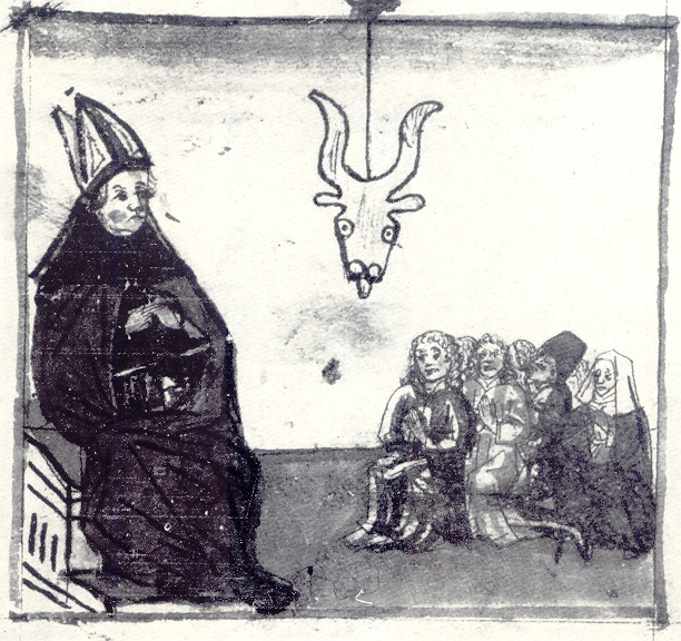 Agostino istruisce gli ignoranti, immagine tratta dalla Vita sancti Augustini