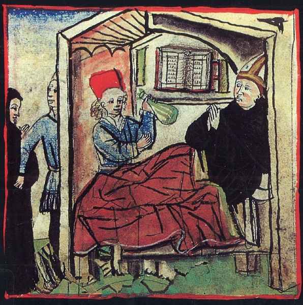 Agostino fa appendere i salmi penitenziali nella sua camera dalla Vita sancti Augustini