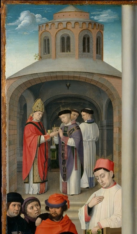 Agostino ordinato sacerdote al Metropolitan Museum di New York: La Pala del Maestro di Bruges