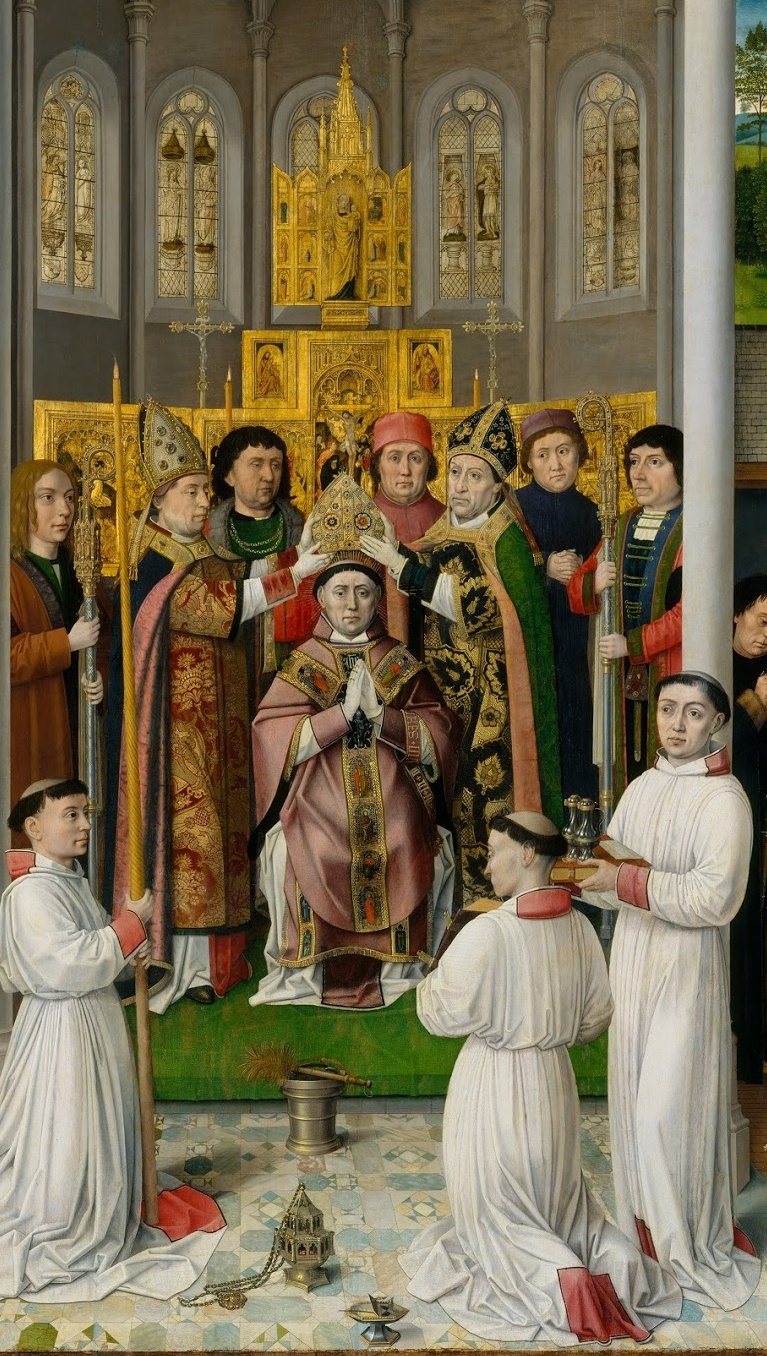 La Pala del Maestro di Bruges: Agostino consacrato vescovo al Metropolitan Museum di New York
